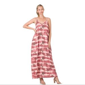 Stars & Stripes spaghetti strap dress